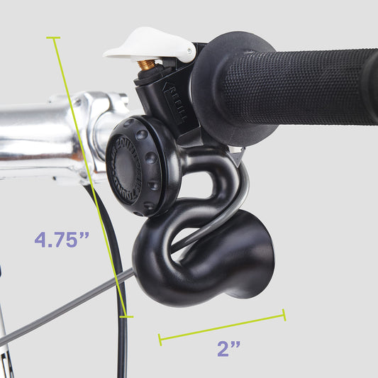 Portable Bicycle Horn Loud 115DB Weatherproof Adjustable Volume Rechargeable Air Horn Bike Horn for Road Mountain Bike Compact Thermoplastic Design