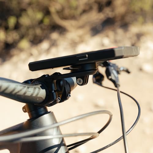 Bike Phone Mount Handlebar Twist Lock Universal Phone Compatible Adjustable Bar Mount Secure Cycling Holder Compact Design