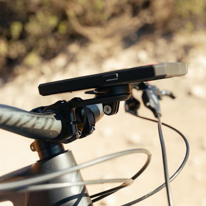 Bike Phone Mount Handlebar Twist Lock Universal Phone Compatible Adjustable Bar Mount Secure Cycling Holder Compact Design