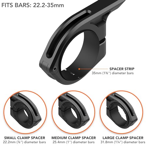 Bike Phone Mount Handlebar Twist Lock Universal Phone Compatible Adjustable Bar Mount Secure Cycling Holder Compact Design
