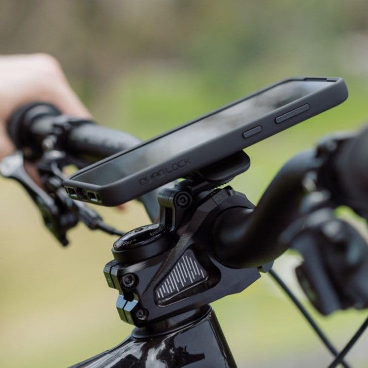 Bike Stem Cap Phone Mount Adjustable Universal MAG Smartphone Compatible Secure Cycling Handlebar Mount