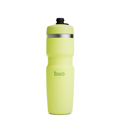 Insulated Stainless Steel Bike Water Bottle 21oz High Flow Nozzle Fits Most Cages Keeps Drinks Cold Long Lasting Dishwasher Safe