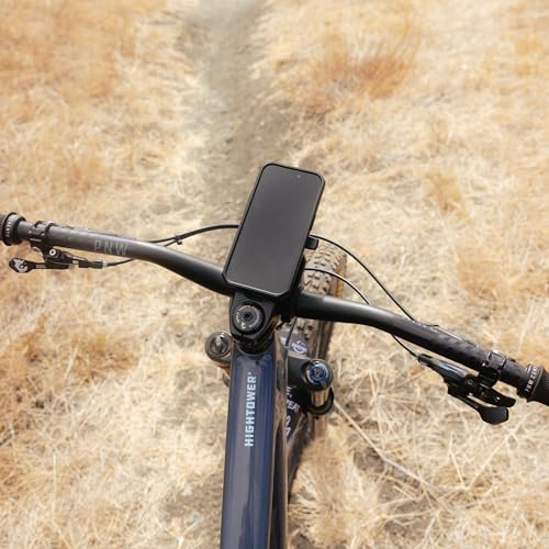 Bike Phone Mount Handlebar Twist Lock Universal Phone Compatible Adjustable Bar Mount Secure Cycling Holder Compact Design