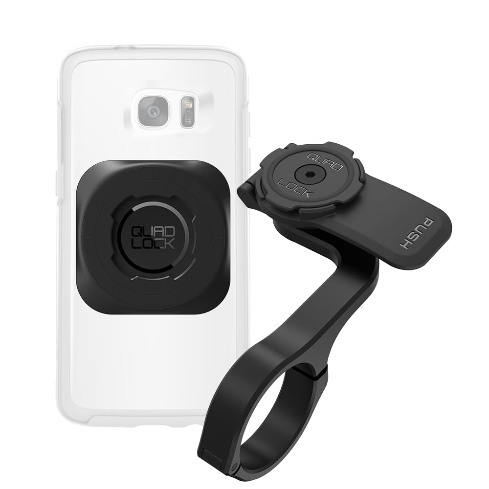 Quad Lock Out Front Handlebar Bike Phone Mount Pro (V2) with Universal MAG Adapter