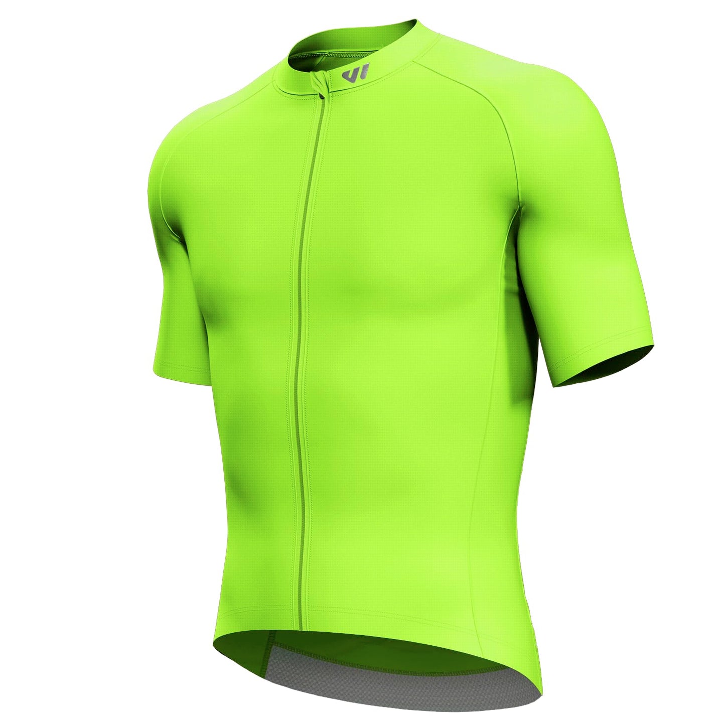 Men’s Cycling Jersey Short Sleeve Full Zipper Breathable Quick Dry Rear Pockets Road Bike Performance Shirt