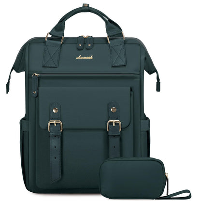 Laptop Backpack for Women Work Travel Commuter College School Bag Lightweight Multi Pocket Casual Daypack Fits Daily Essentials