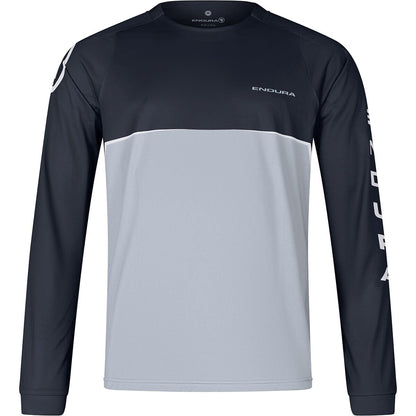 Endura Mens SingleTrack Mountain Cycling Jersey Core LS Tee Black, Large