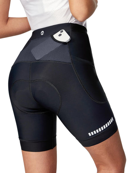 Women’s Padded Cycling Shorts with 4D Padding Pockets Breathable Bike Biker Shorts Ergonomic Fit Performance Cycling Wear