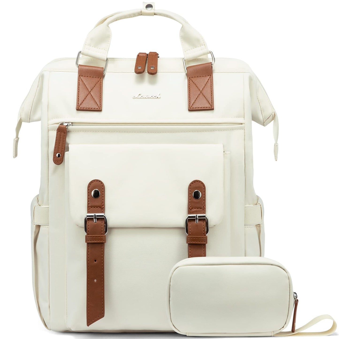 Laptop Backpack for Women Work Travel Commuter College School Bag Lightweight Multi Pocket Casual Daypack Fits Daily Essentials