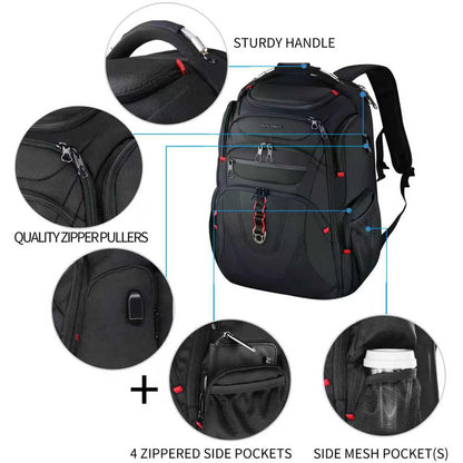 KROSER Friendly Travel Laptop Backpack Water-Repellent Daypack Business Backpack