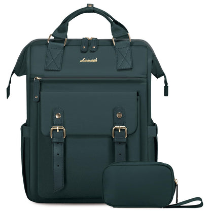 Laptop Backpack for Women Work Travel Commuter College School Bag Lightweight Multi Pocket Casual Daypack Fits Daily Essentials