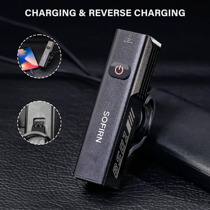 USB Rechargeable Bike Headlight Super Bright Night Riding IP65 Waterproof Quick Release Mount Compact Urban MTB Light
