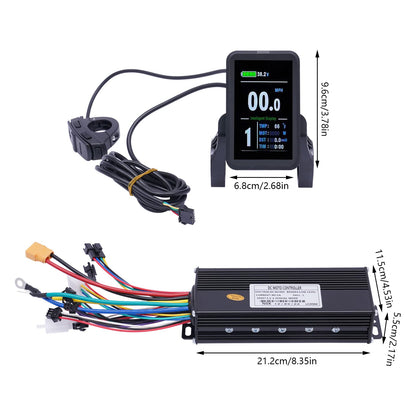 Electric Bike Conversion Kit 48V 1000W 700C Hub Motor Dual Mode Controller LCD Display PAS Adjustable Speed E Bike Conversion System