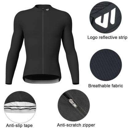 Men’s Cycling Jersey Short Sleeve Full Zipper Breathable Quick Dry Rear Pockets Road Bike Performance Shirt
