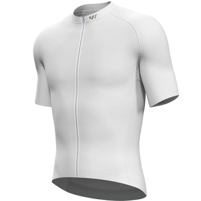Men’s Cycling Jersey Short Sleeve Full Zipper Breathable Quick Dry Rear Pockets Road Bike Performance Shirt