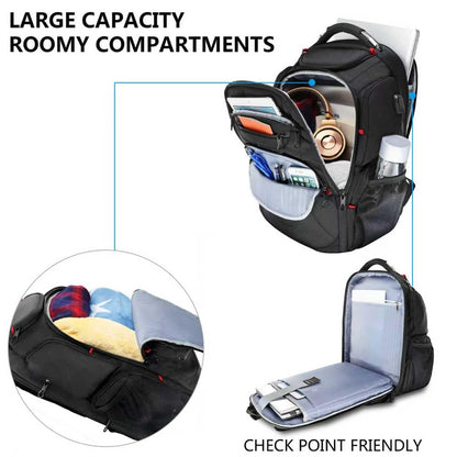 KROSER Friendly Travel Laptop Backpack Water-Repellent Daypack Business Backpack