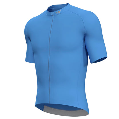 Men’s Cycling Jersey Short Sleeve Full Zipper Breathable Quick Dry Rear Pockets Road Bike Performance Shirt