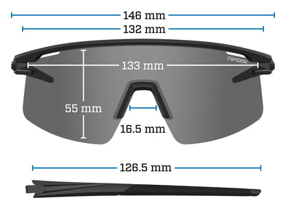 Tifosi Moab Lite Half Frame Cycling Sunglasses - Running, Pickleball