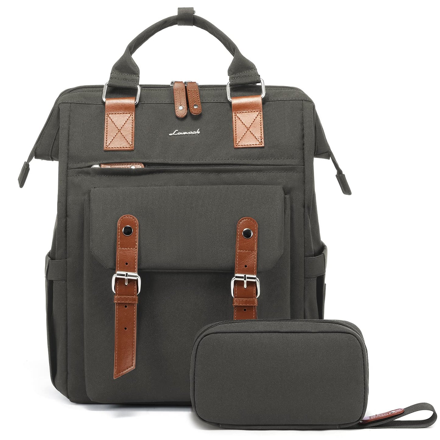 Laptop Backpack for Women Work Travel Commuter College School Bag Lightweight Multi Pocket Casual Daypack Fits Daily Essentials