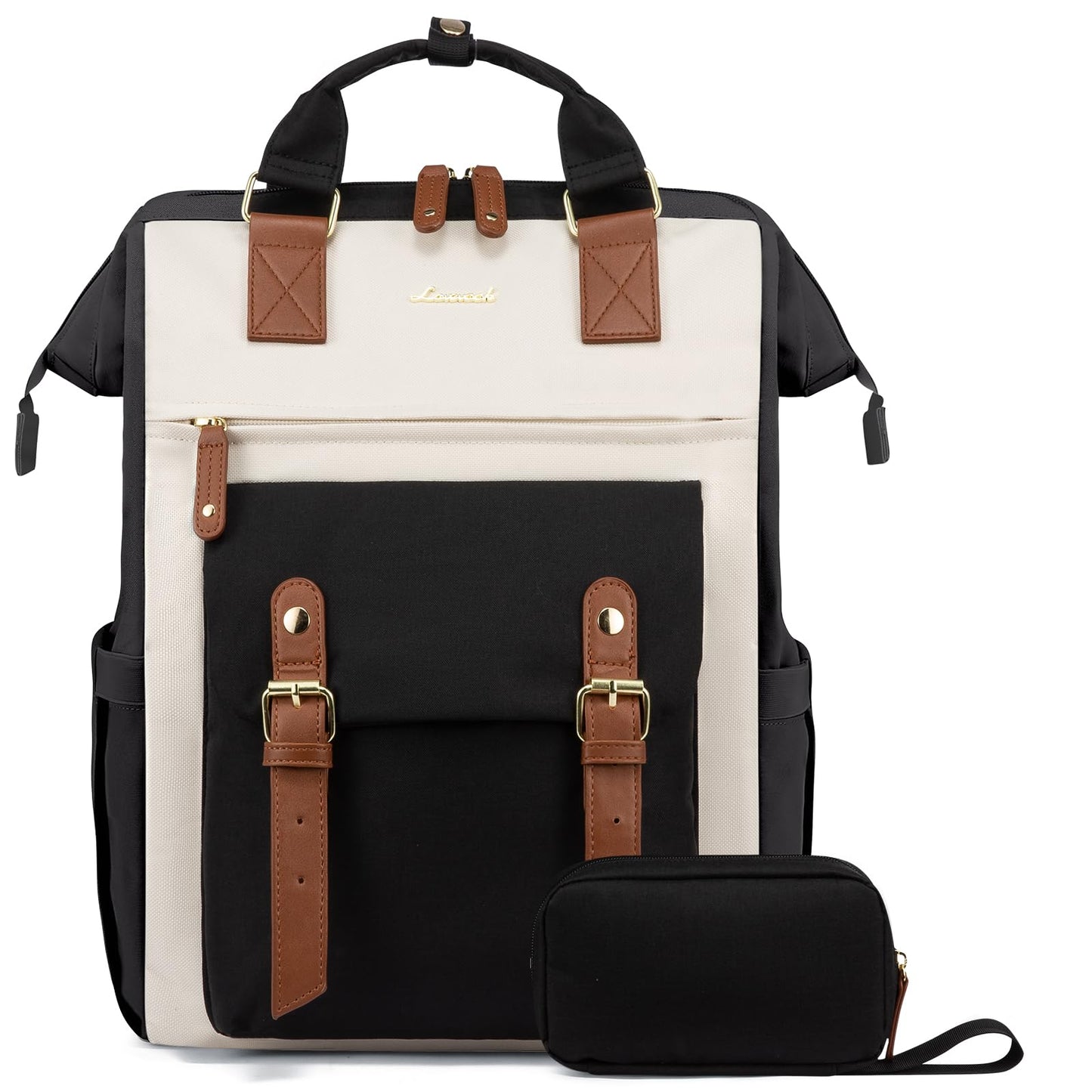 Laptop Backpack for Women Work Travel Commuter College School Bag Lightweight Multi Pocket Casual Daypack Fits Daily Essentials