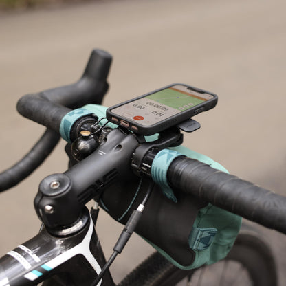 Quad Lock Out Front Handlebar Bike Phone Mount Pro (V2) with Universal MAG Adapter