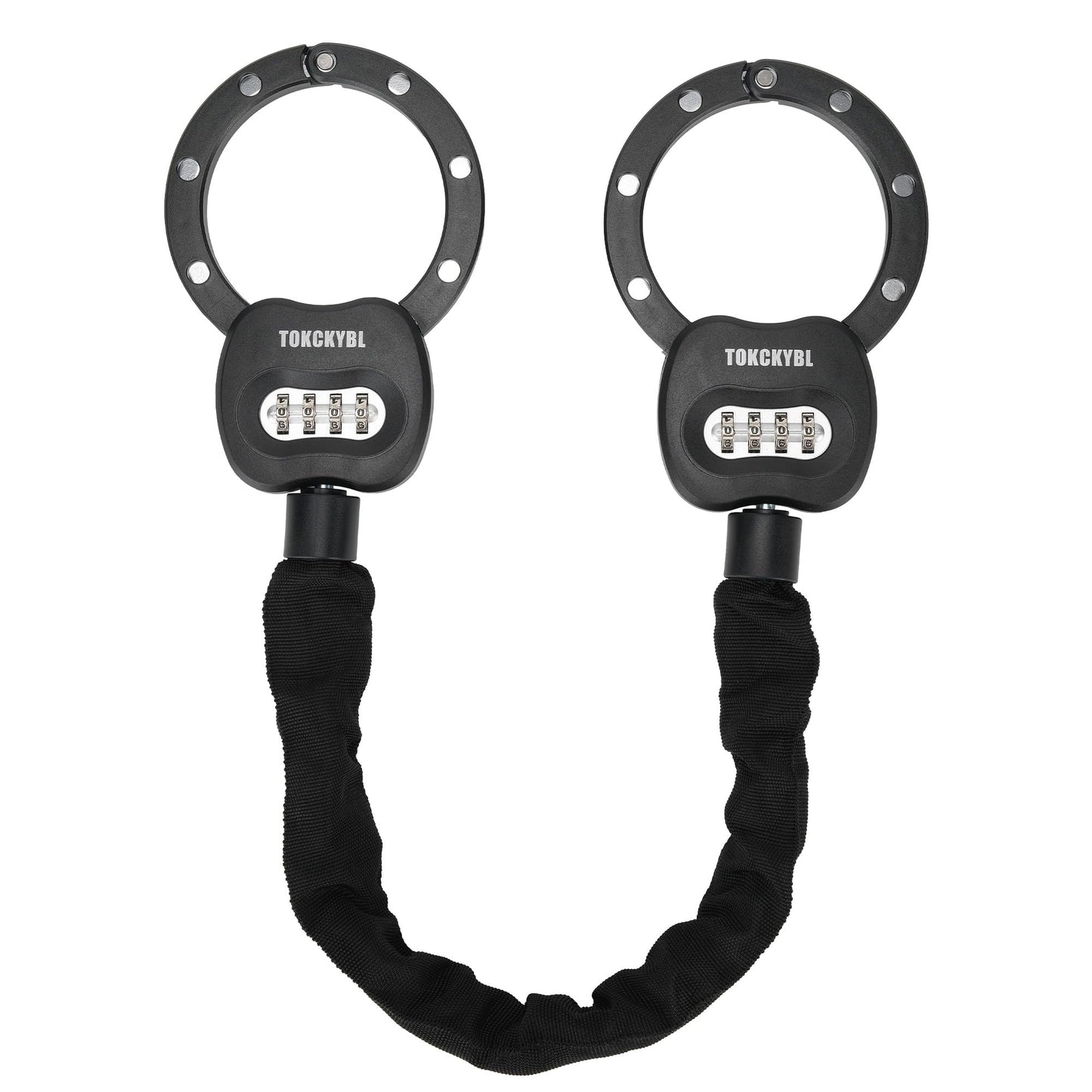 Heavy Duty Anti Theft Chain Lock 8mm Weatherproof Security Lock with Keys Scooter Bike Motorcycle Portable Security Lock