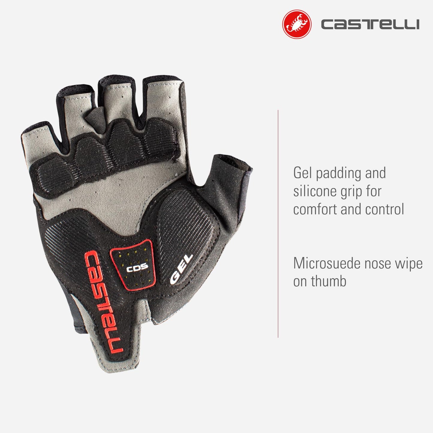 CASTELLI Men's Arenberg Gel 2 Glove for Road and Gravel Biking l Cycling