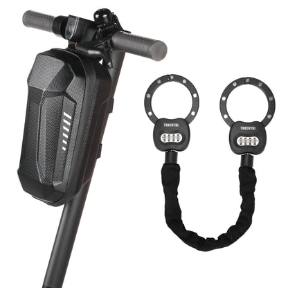 Heavy Duty Anti Theft Chain Lock 8mm Weatherproof Security Lock with Keys Scooter Bike Motorcycle Portable Security Lock