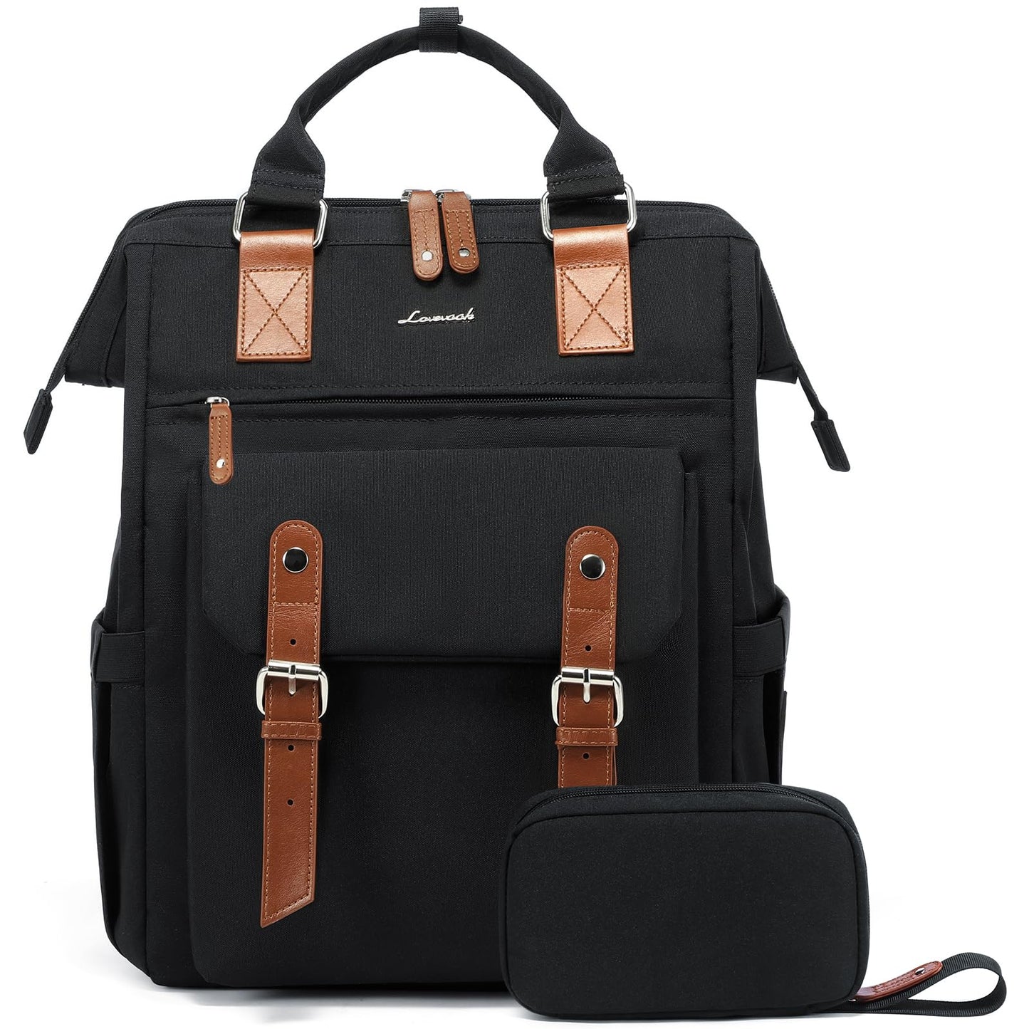 Laptop Backpack for Women Work Travel Commuter College School Bag Lightweight Multi Pocket Casual Daypack Fits Daily Essentials