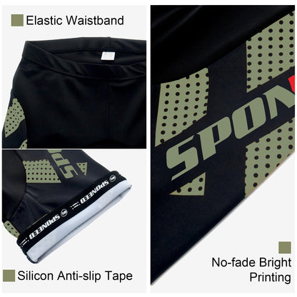 Men’s Padded Cycling Shorts Bicycle Riding Tights Breathable Ergonomic Fit Performance Bike Wear