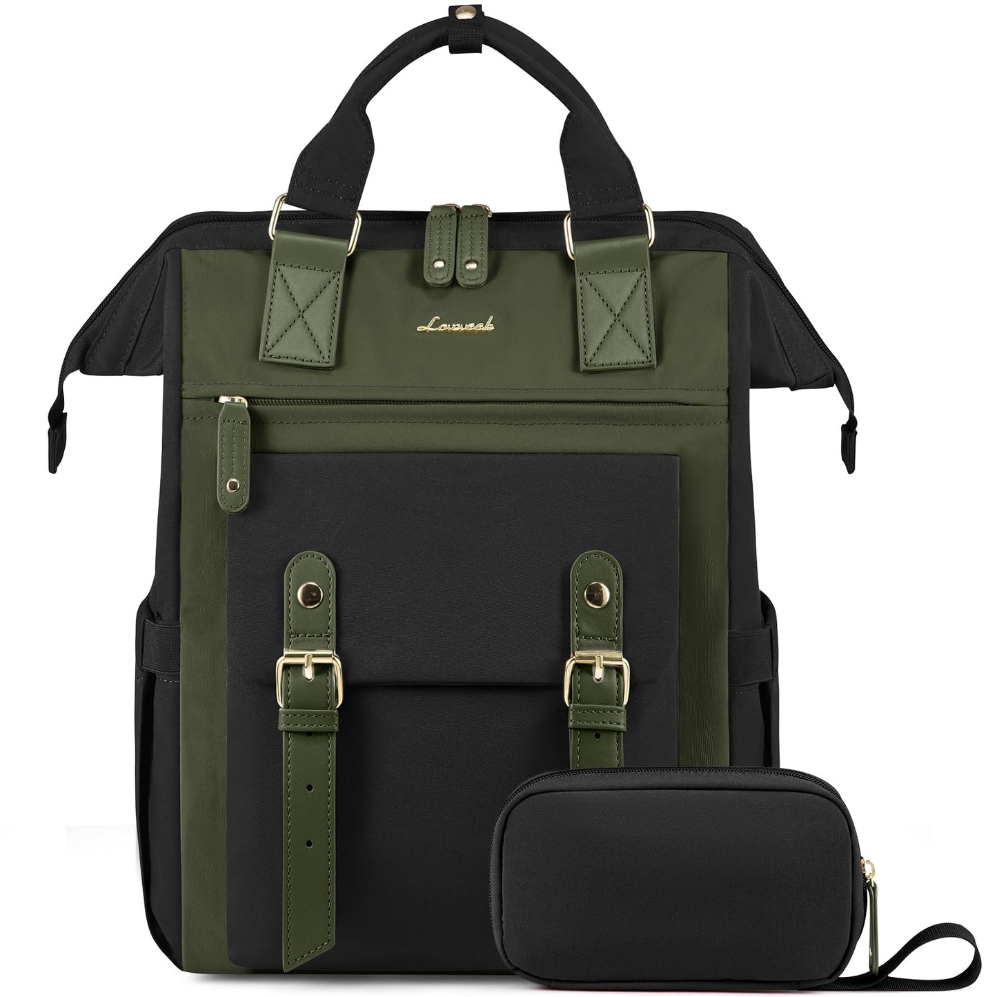 Laptop Backpack for Women Work Travel Commuter College School Bag Lightweight Multi Pocket Casual Daypack Fits Daily Essentials