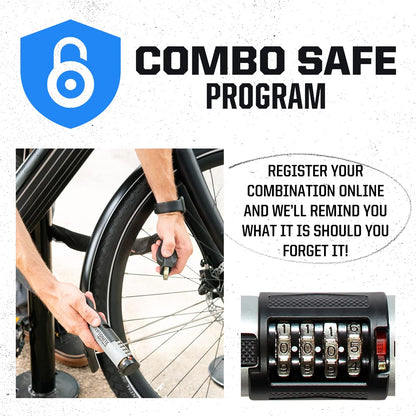 Kryptonite Keeper 790 7mm Chain Combo Bicycle Lock, Black
