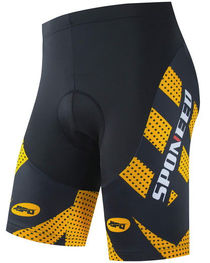 Men’s Padded Cycling Shorts Bicycle Riding Tights Breathable Ergonomic Fit Performance Bike Wear