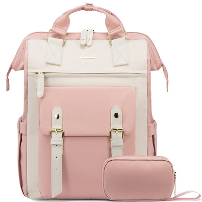 Laptop Backpack for Women Work Travel Commuter College School Bag Lightweight Multi Pocket Casual Daypack Fits Daily Essentials