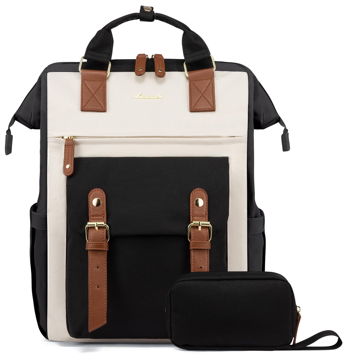 Laptop Backpack for Women Work Travel Commuter College School Bag Lightweight Multi Pocket Casual Daypack Fits Daily Essentials