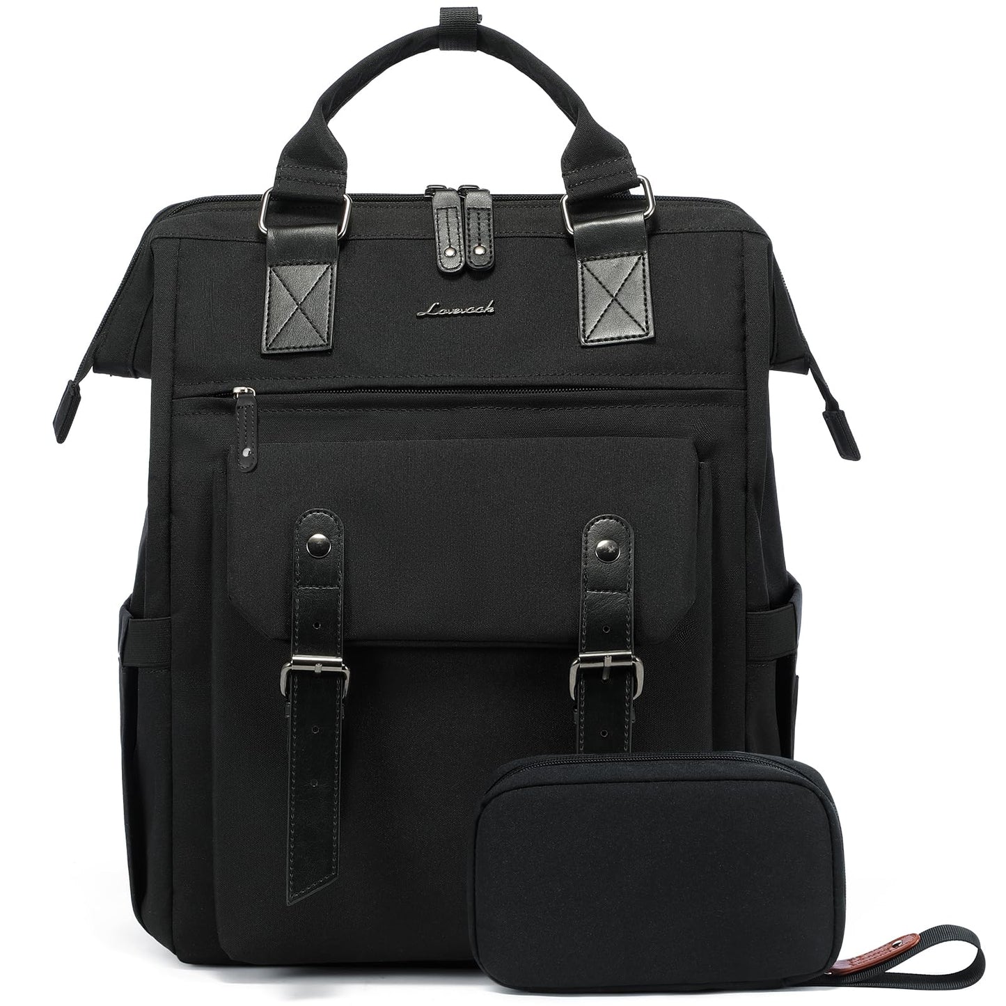Laptop Backpack for Women Work Travel Commuter College School Bag Lightweight Multi Pocket Casual Daypack Fits Daily Essentials