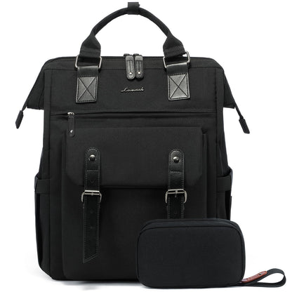 Laptop Backpack for Women Work Travel Commuter College School Bag Lightweight Multi Pocket Casual Daypack Fits Daily Essentials