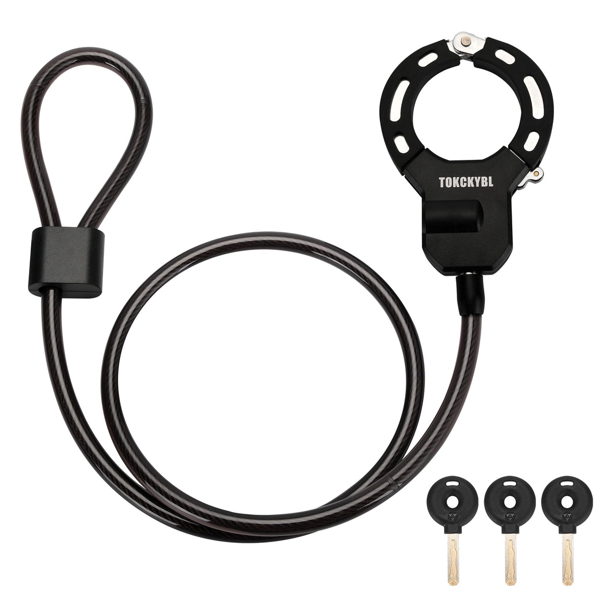 Heavy Duty Anti Theft Chain Lock 8mm Weatherproof Security Lock with Keys Scooter Bike Motorcycle Portable Security Lock