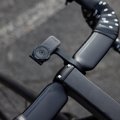 Quad Lock Out Front Handlebar Bike Phone Mount Pro (V2) with Universal MAG Adapter