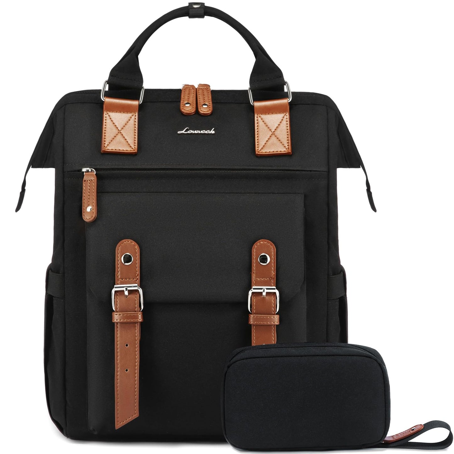 Laptop Backpack for Women Work Travel Commuter College School Bag Lightweight Multi Pocket Casual Daypack Fits Daily Essentials