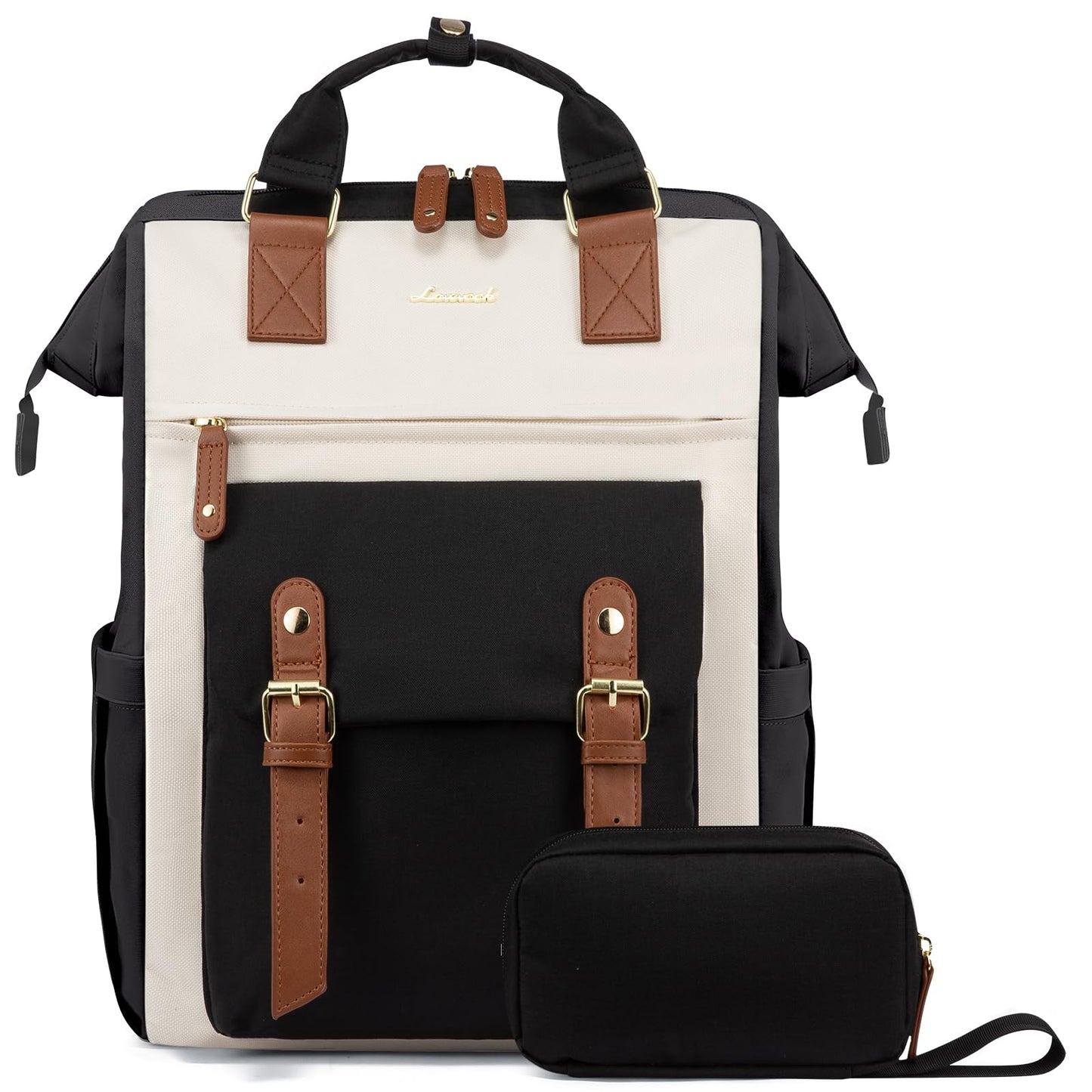 Laptop Backpack for Women Work Travel Commuter College School Bag Lightweight Multi Pocket Casual Daypack Fits Daily Essentials
