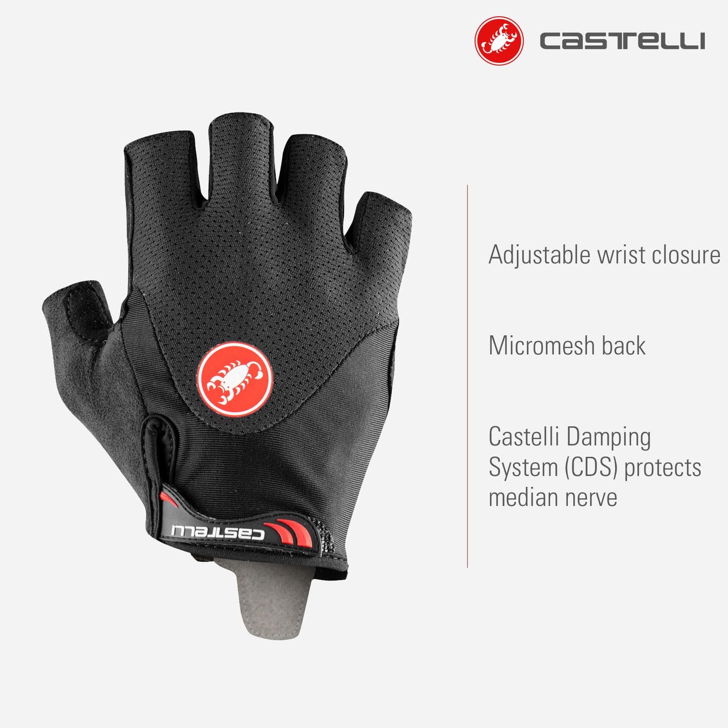 CASTELLI Men's Arenberg Gel 2 Glove for Road and Gravel Biking l Cycling