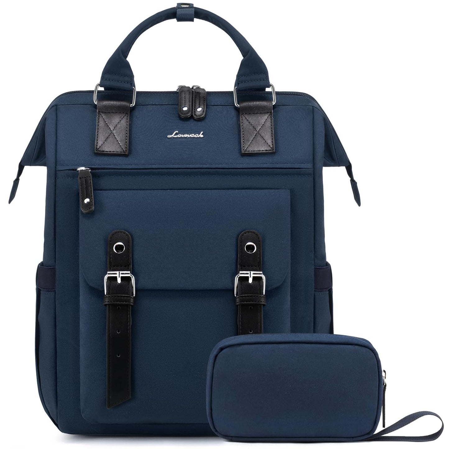 Laptop Backpack for Women Work Travel Commuter College School Bag Lightweight Multi Pocket Casual Daypack Fits Daily Essentials