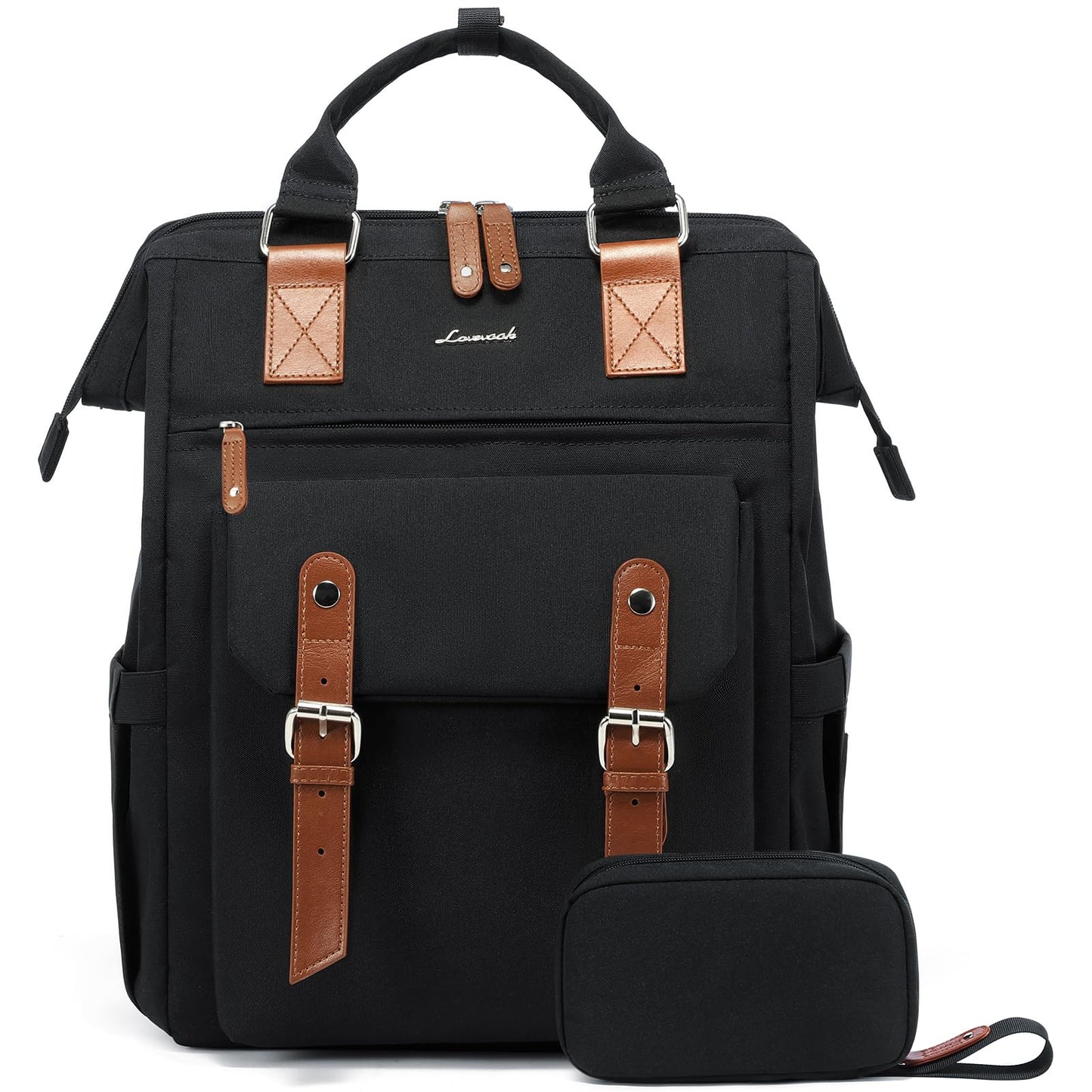 Laptop Backpack for Women Work Travel Commuter College School Bag Lightweight Multi Pocket Casual Daypack Fits Daily Essentials
