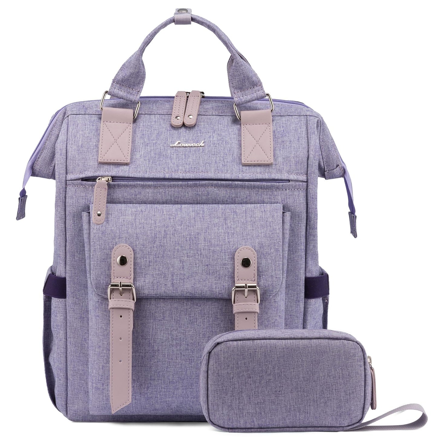 Laptop Backpack for Women Work Travel Commuter College School Bag Lightweight Multi Pocket Casual Daypack Fits Daily Essentials