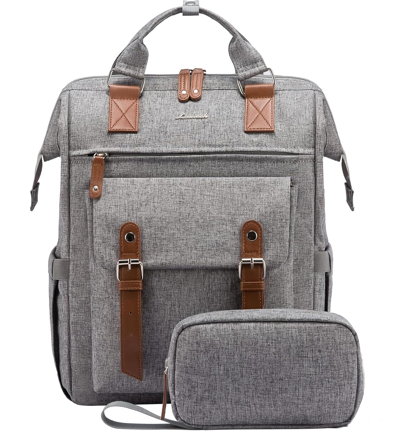 Laptop Backpack for Women Work Travel Commuter College School Bag Lightweight Multi Pocket Casual Daypack Fits Daily Essentials