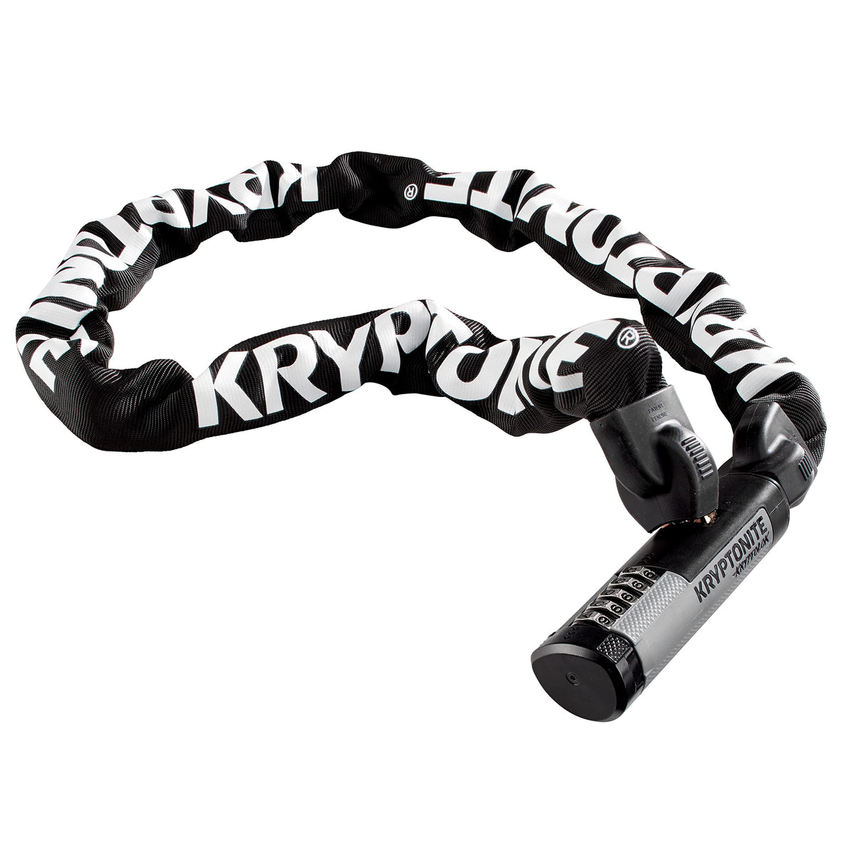 Kryptonite Kryptolok 912 9.5mm Combo Chain Bicycle Lock, Black