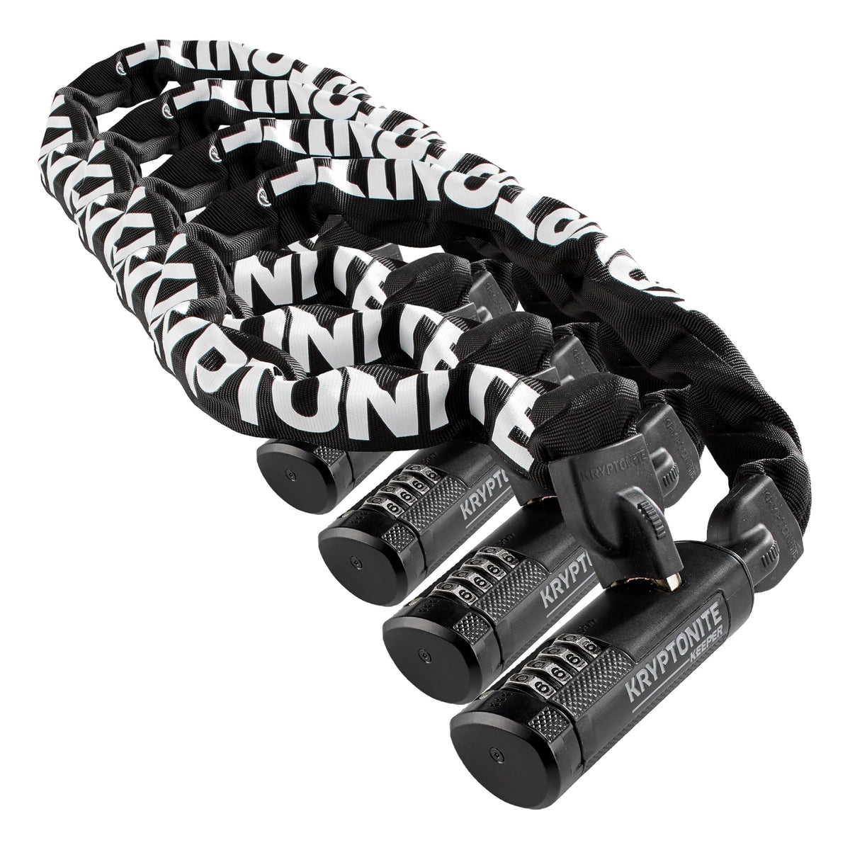 Kryptonite Keeper 790 7mm Chain Combo Bicycle Lock, Black