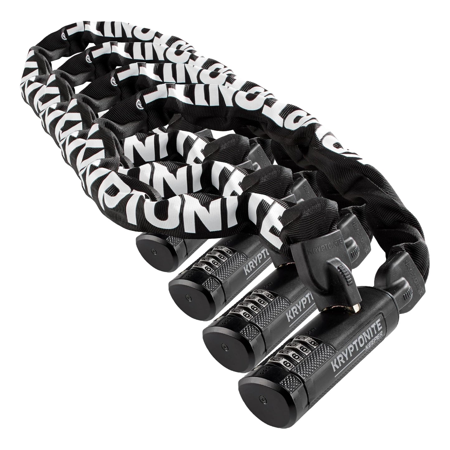Kryptonite Keeper 790 7mm Chain Combo Bicycle Lock, Black