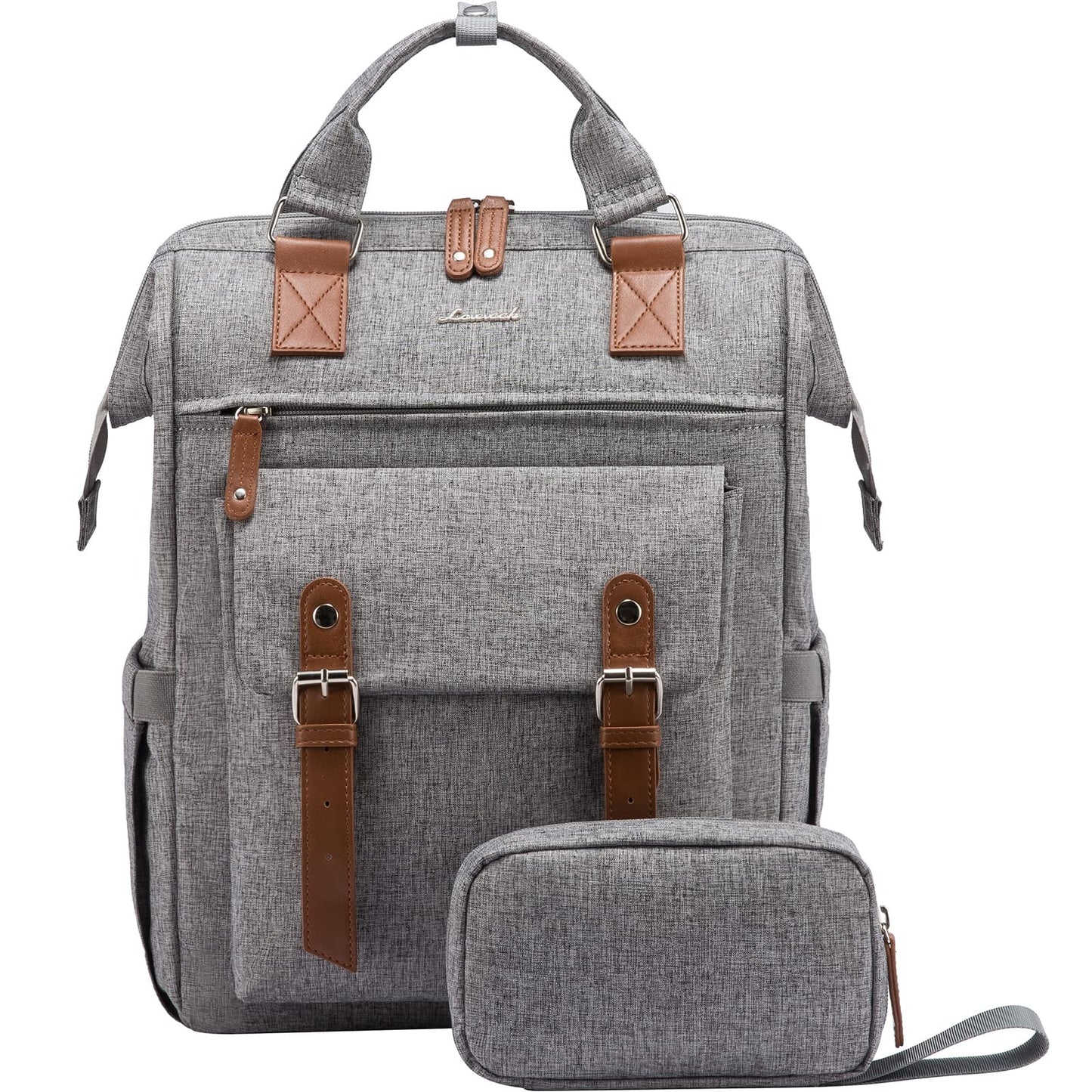 Laptop Backpack for Women Work Travel Commuter College School Bag Lightweight Multi Pocket Casual Daypack Fits Daily Essentials
